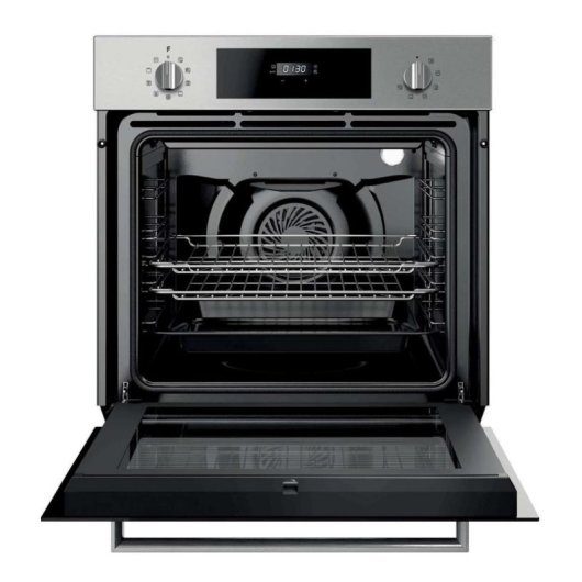 Einbaubackofen Rosieres RFC31P5879IN Pyrolyse 70L 60cm A 10 Funktionen Inox Schwarz