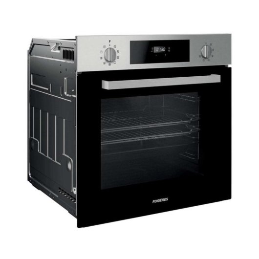 Einbaubackofen Rosieres RFC31P5879IN Pyrolyse 70L 60cm A 10 Funktionen Inox Schwarz