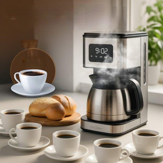 Cafetière à filtre ProfiCook PC-KA 1300 1,2 L Acier inoxydable Contrôle tactile
