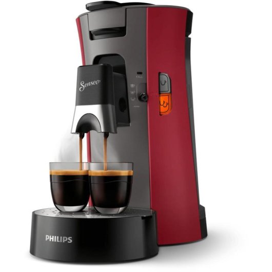 Cafetière à capsules Philips Senseo Select 0,9 L 1450 W Rouge Salvia