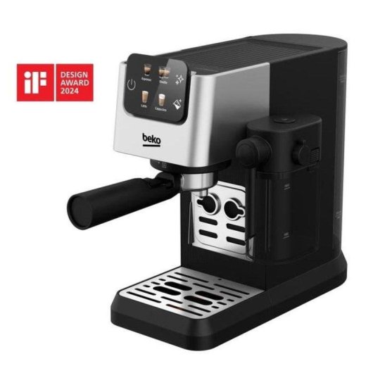 Máquina de café expresso manual Beko CEP5304X 1,1 L 15 Bares com jarra de leite
