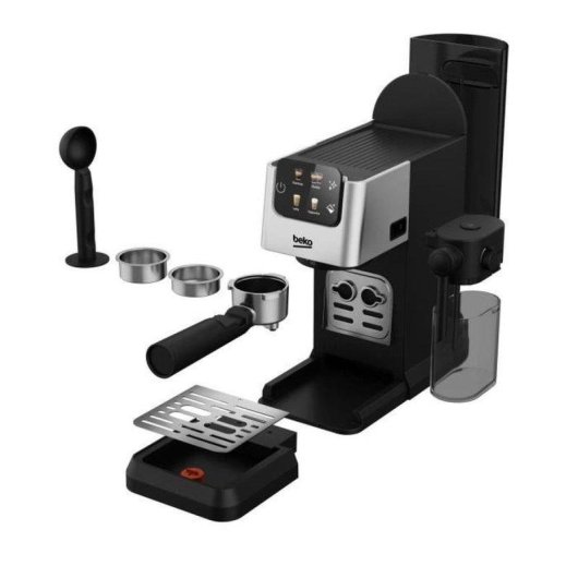 Máquina de café expresso manual Beko CEP5304X 1,1 L 15 Bares com jarra de leite