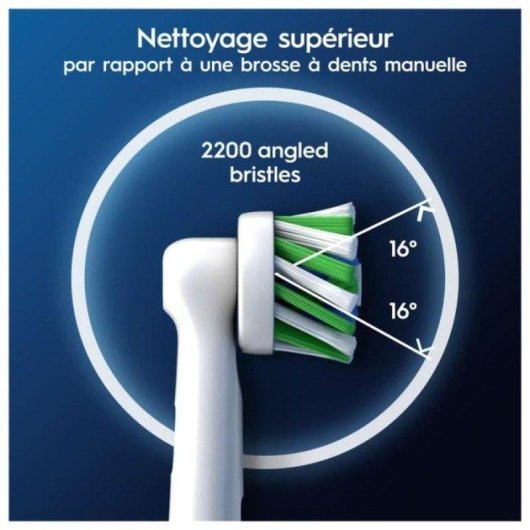 Recargas Escovas Dentes Oral-B Pro Cross Action 3 Unidades Filamentos em X