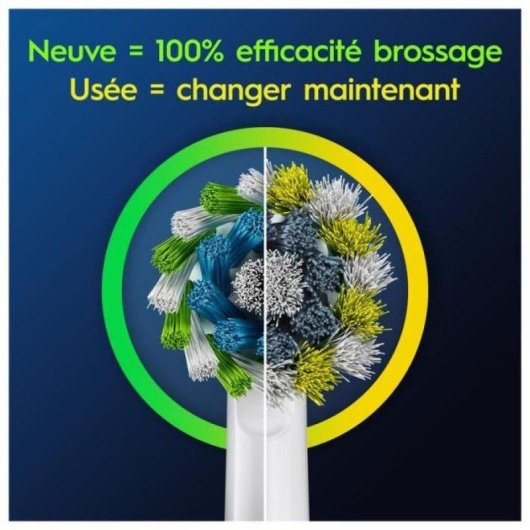 Recargas Escovas Dentes Oral-B Pro Cross Action 3 Unidades Filamentos em X