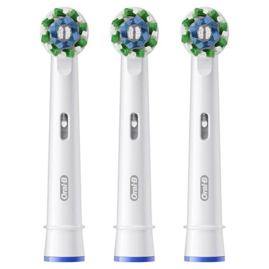 Recargas Escovas Dentes Oral-B Pro Cross Action 3 Unidades Filamentos em X