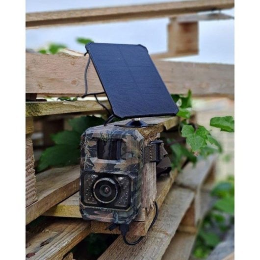 Cámara Vigilancia Prodigit Wi-Fi Panel Solar IP66 20m