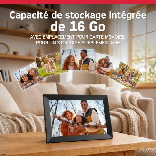 Digitaler Bilderrahmen Agfaphoto Realiview APF1000WiFi-One 10 Zoll