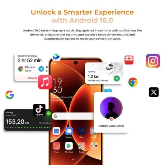 Oukitel C26 4G 4GB 128GB 6.63" Orange