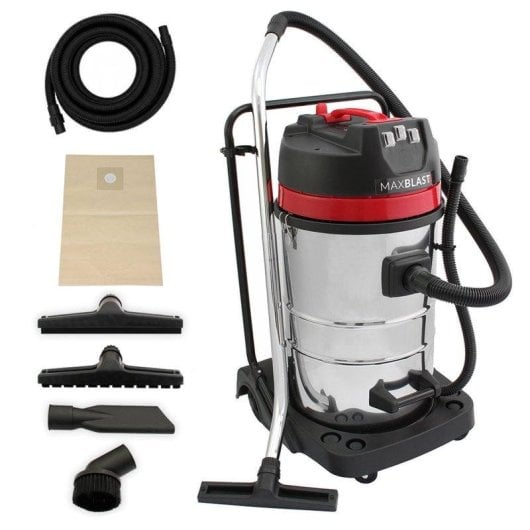 Aspiradora industrial Monster MaxBlast 80L 3000W Seco y Húmedo con manguera 5m