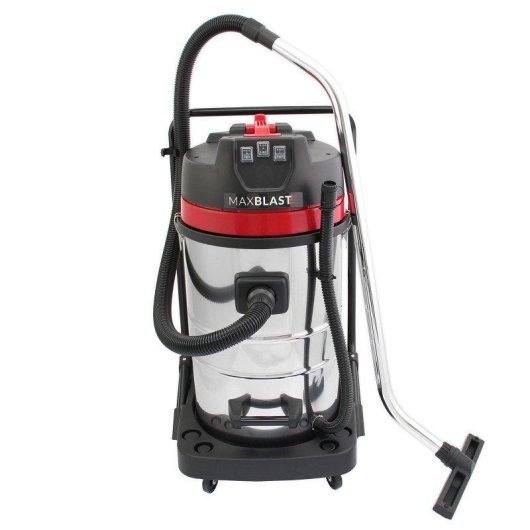 Aspiradora industrial Monster Seco y Húmedo 3000W 80L con kit postes aluminio