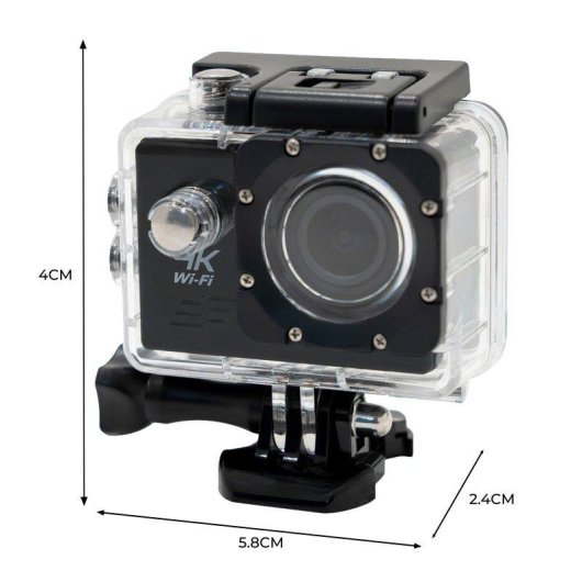 Aspiradora industrial Monster Kit limpieza canalones 1400W 30L cámara 4K plateado