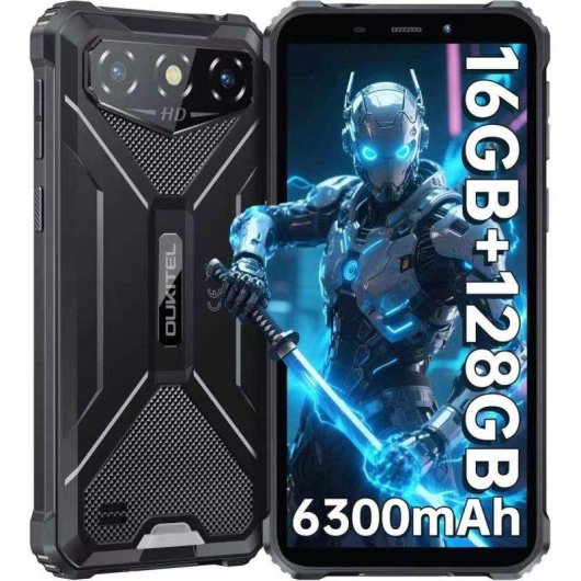Oukitel G3 4G 128GB 4GB 6" Noir Étanche