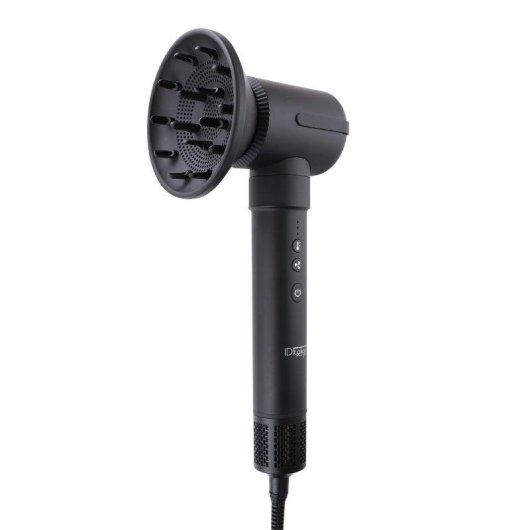 Secador de Cabelo Profissional Iónico Italian Design X7 Pro 1300W 4 Temperaturas 3 Velocidades 7 Acessórios