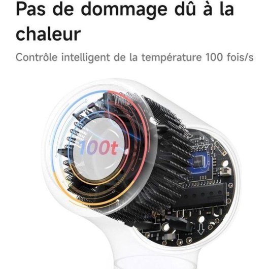 Sèche-cheveux Ionique Laifen Neo Special 1500W 5 Températures 2 Vitesses Diffuseur Accessoires