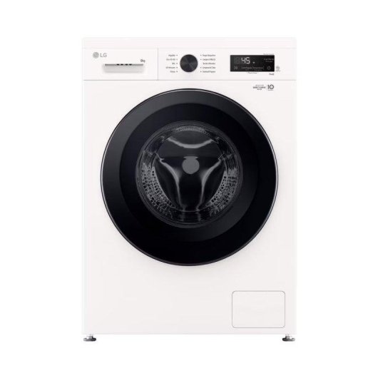 Lave-linge LG F4X1008NWK Hublot 8kg 1400rpm Classe A Blanc Wi-Fi