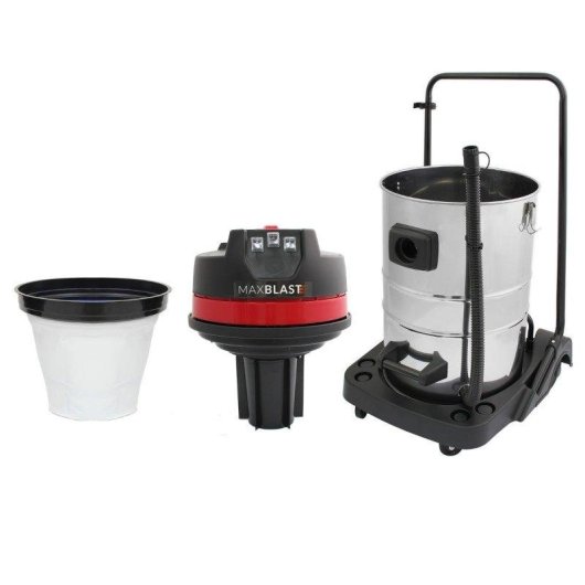 Aspiradora industrial Monster Maxblast 3000W 80 litros Seco y húmedo Accesorios