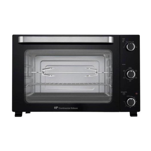 Mini Four Continental Edison CEMF60B3 57L 2300W Chaleur Tournante Minuterie Noir