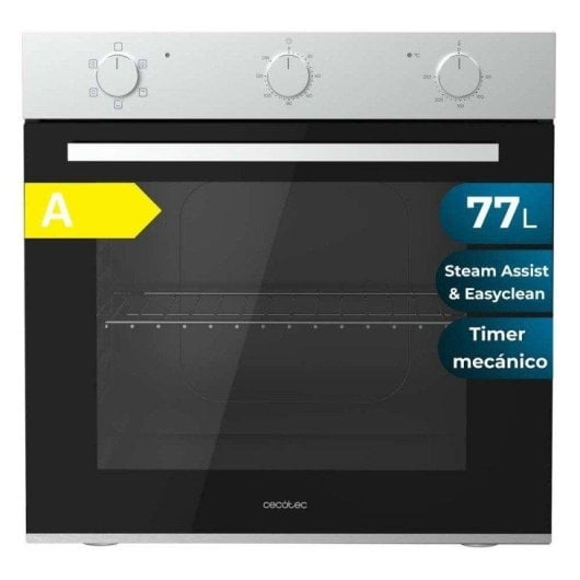 Horno Multifunción Cecotec Bolero Hexa C126001 77L 60cm Hidrolítico A Steam Assist Negro