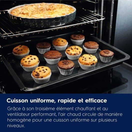 Four Encastrable Electrolux EOF8P08X Pyrolyse 72L 60cm Ecran Tactile Inox