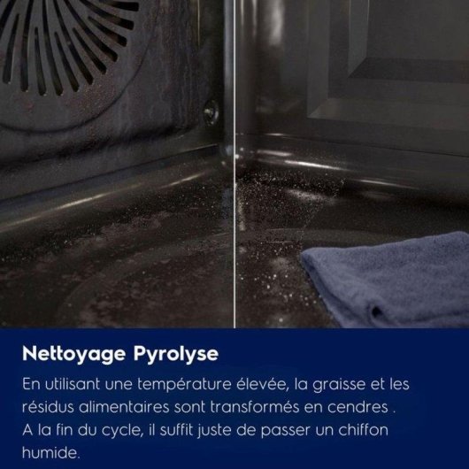 Four Encastrable Electrolux EOF8P08X Pyrolyse 72L 60cm Ecran Tactile Inox