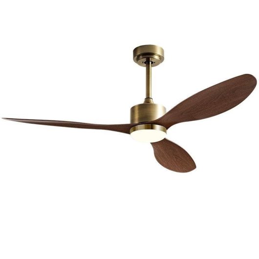 Ventilatore da Soffitto con Luce Autrucker 24W 106cm 6 Velocità Telecomando Silenzioso Bronzo