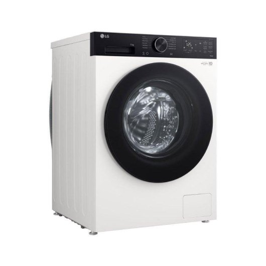 Lave-linge LG F4X5511THB Hublot 11kg 1400rpm A-30% Blanc IA Dosage automatique
