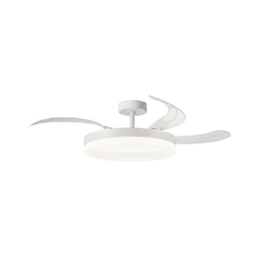 Ventilateur de Plafond avec Lumière Bel Air Home Apolo Mini 48W 91cm 6 Vitesses Pales Rétractables Télécommande