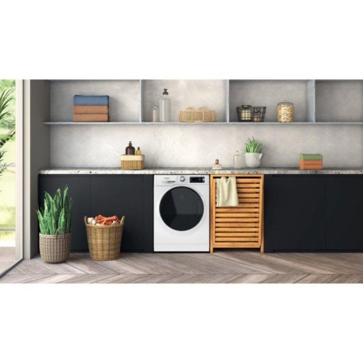 Lave-linge Hotpoint NBT1048WDAEU Hublot 10 kg 1400 rpm Blanc Vapeur Hygiène