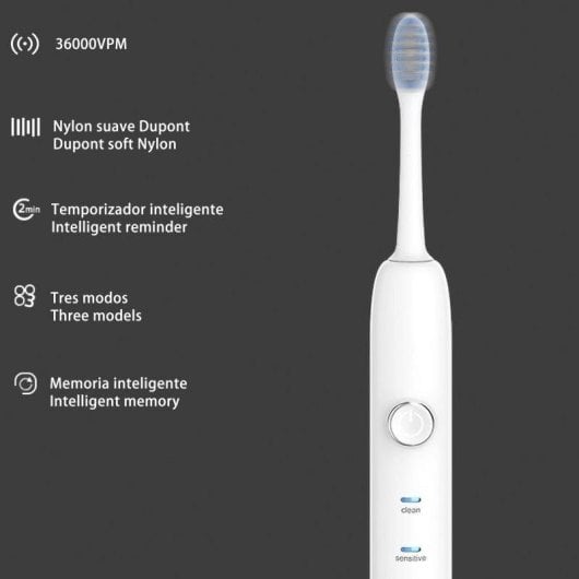 Spazzolino Elettrico Dam Electronics 3 Modalità Ricarica Induttiva