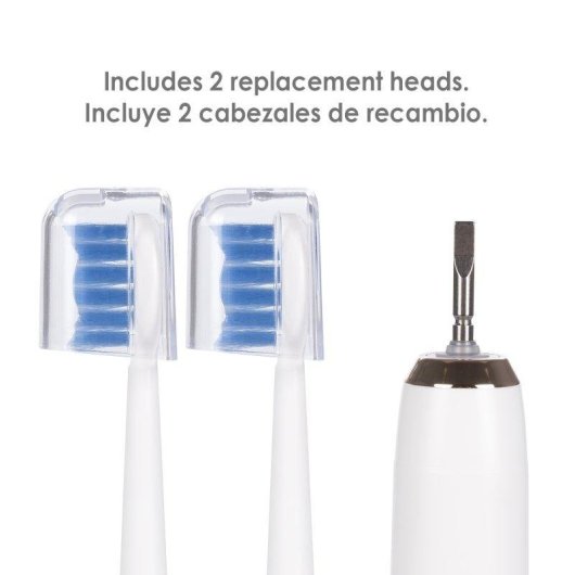 Cepillo de dientes eléctrico sónico Dam Electronics ET01 3 Modos 2 Cabezales USB