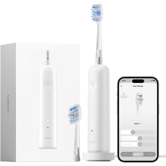 Brosse à Dents Sonique Laifen Wave Pro 2 Modes 3 Intensités Capteur de Pression Étui