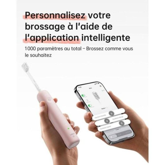 Brosse à Dents Sonique Laifen Wave SE 2 Modes 3 Intensités App USB-C Étui