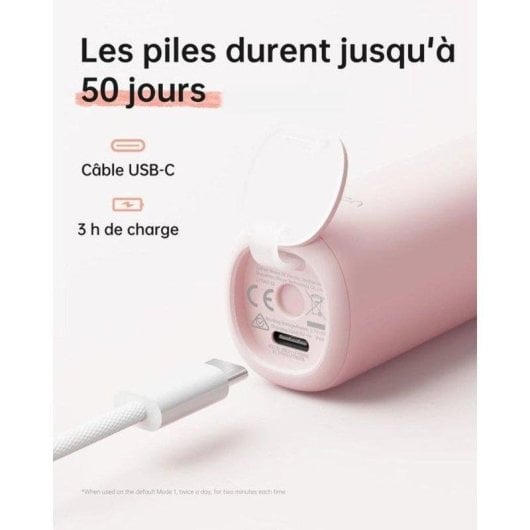 Brosse à Dents Sonique Laifen Wave SE 2 Modes 3 Intensités App USB-C Étui
