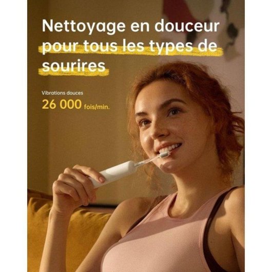 Brosse à Dents Sonique Laifen Wave SE 2 Modes 3 Intensités App USB-C Étui