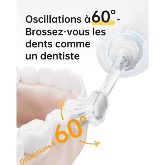 Brosse à Dents Sonique Laifen Wave SE 2 Modes 3 Intensités App USB-C Étui