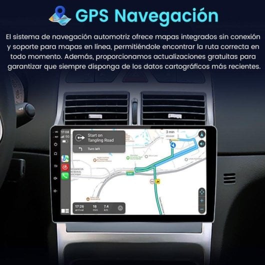 Autoradio JUNSUN Peugeot 307 8-core Android 15 CarPlay