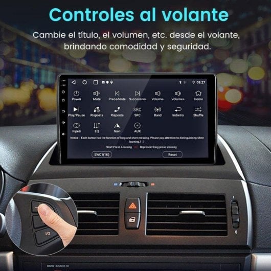 Autoradio JUNSUN 4+64GB 8-Core Carplay Android Auto GPS BMW X3 E83