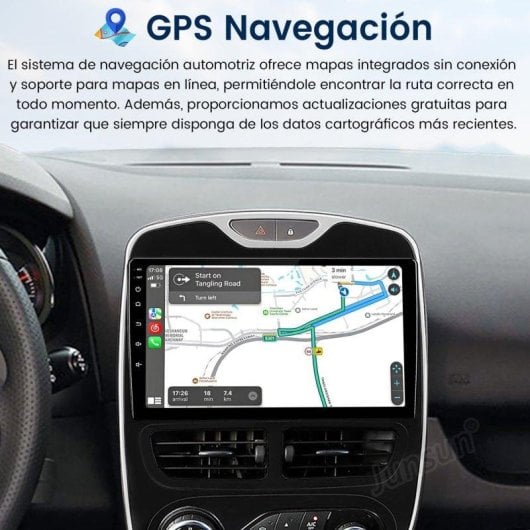 Autoradio JUNSUN Renault Clio 4 CarPlay Android Auto 4+64Go