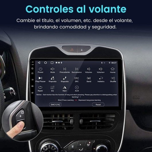 Autoradio JUNSUN 10,1 2 Go RAM 64 Go Android 15 CarPlay Android Auto GPS Renault Clio