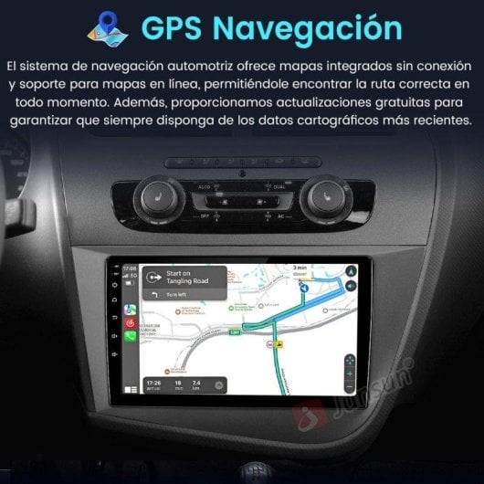 Autoradio JUNSUN 8-core 4+64GB CarPlay Android Auto GPS Seat Leon