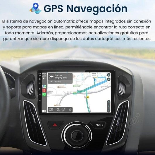Autoradio JUNSUN Ford Focus 3 Android 15 Carplay GPS Wifi