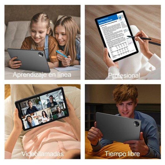 Tablet AMDEVPRO K30 WiFi 10,1" 18GB 256GB Negro con Teclado