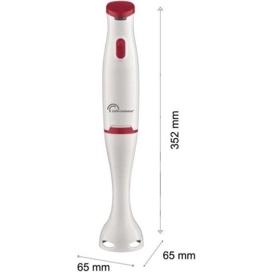 Batidora de mano Little Balance Easy Soupe 400 W cuchillas acero inoxidable