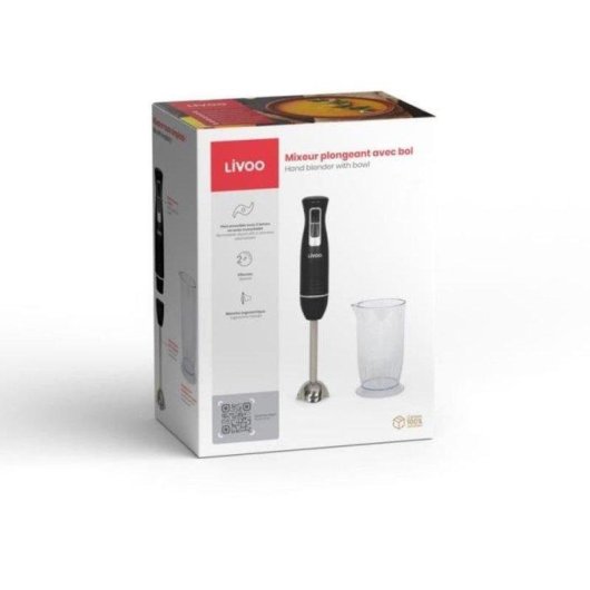Miscelatore ad immersione Livoo DOP245N 400 W 2 velocita