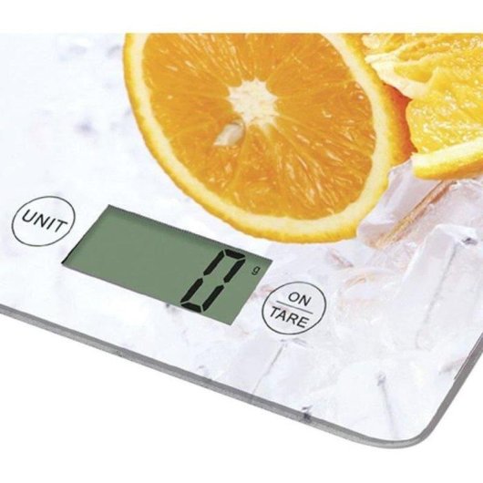 Balance de cuisine Little Balance Slim Orange 5 kg 1 g écran LCD tactile