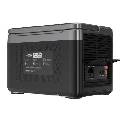 Estação de energia Oukitel P1000e Plus 1024Wh 1800W 1 porta AC Bateria LiFePO4 App