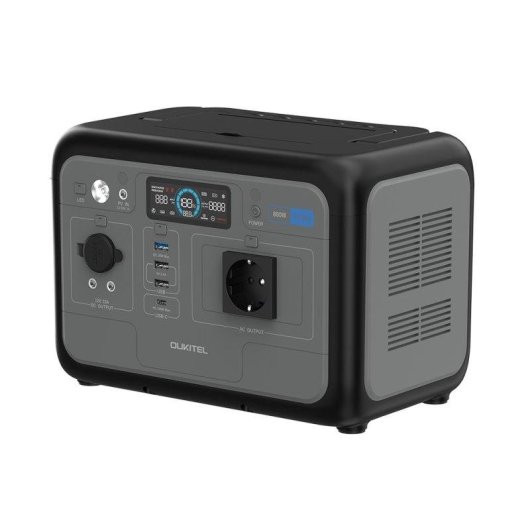 Stazione di energia Oukitel P800e 512Wh 2 porte AC 4 porte USB Batteria LiFePO4