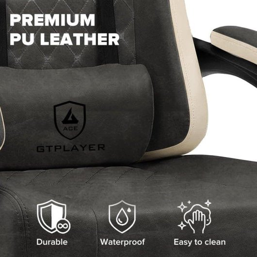 Sedia Gaming GTPLAYER Ergonomica con Poggiapiedi
