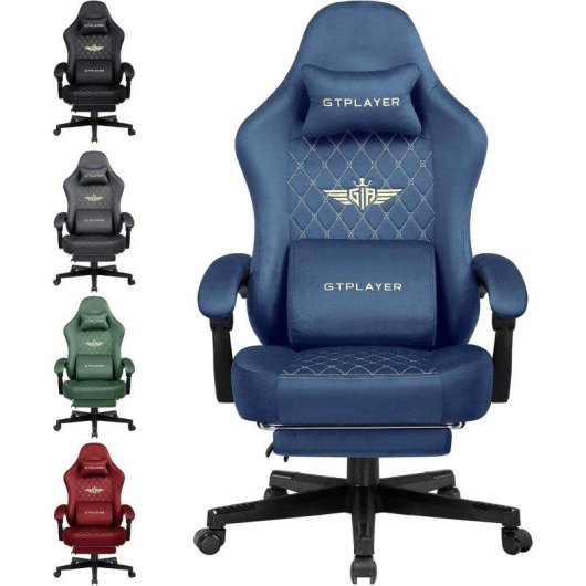 Cadeira Gaming GTPLAYER Ergonomica com Assento de mola