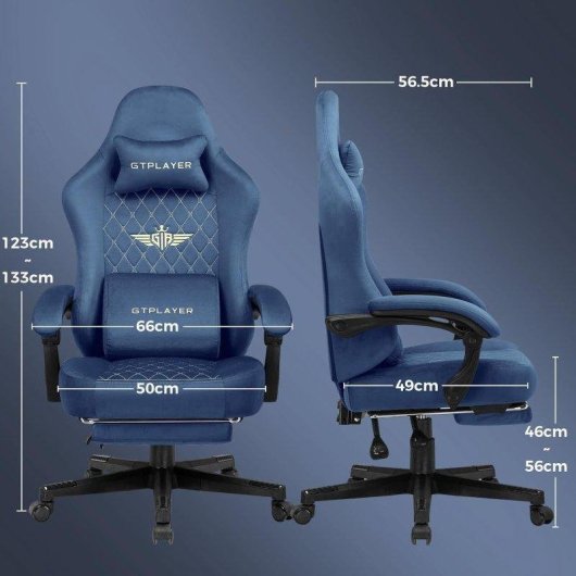 Cadeira Gaming GTPLAYER Ergonomica com Assento de mola